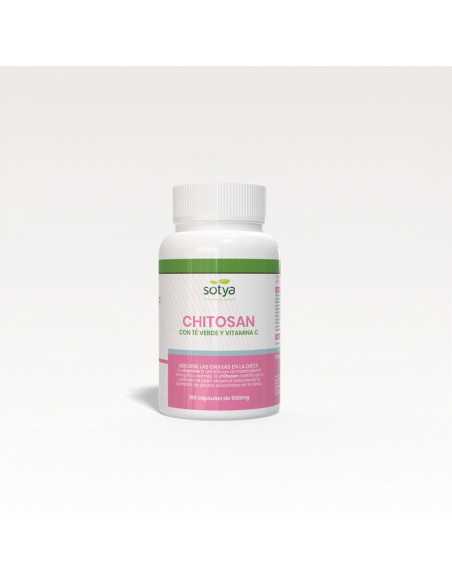Chitosan+Te verde+VitaminaC 600mg 100 capsulas Sotya Chitosan+Te verde+VitaminaC 600mg 100 capsulas Sotya